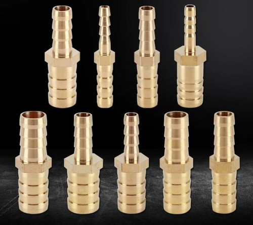 6~20mm Messing gerade Reduzierschlauch Widerhaken Rohr Schlauchverbinder für Luft Wasser Kraftstoff - Bild 12 von 39