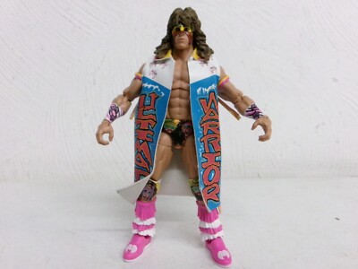 WWE ELITE DEFINING MOMENTS ULTIMATE WARRIOR FIGURE COMPLETE LOOSE #9