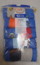 Wonder Nation Boxer Briefs 10 Pack Boys Size M 8 Multi Color NEW