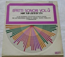 SOUND EFFECTS VOL. 4 SOUND EFFECTS LP 33 GIRI ITALY 1974 STAR VSM38565 EX/EX