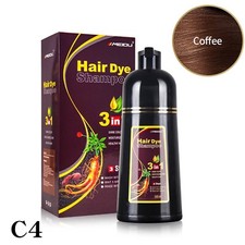 Meidu COFFEE Hair Dye Shampoo   Long   Lasting 3-in-1 Hair Color 500mL FREE SHIP