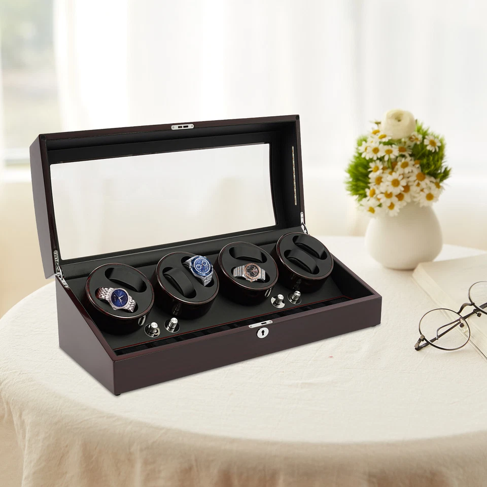 复古 17 插槽自动表绕线器展示盒 — 第 4/4 张图片