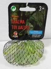 GREEK VTG SWAMP THING GLASS 20 x MARBLES 1 SHOOTER GAZAKIA UNUSED IN NET