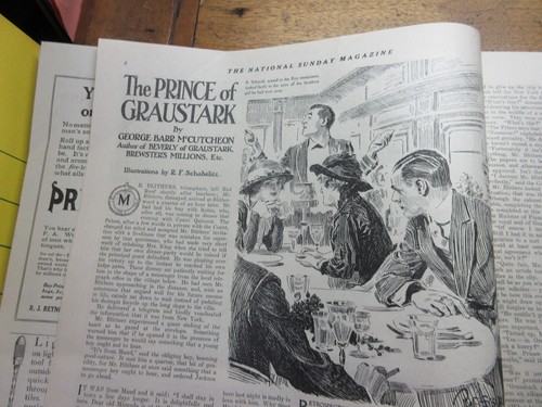 1914 NATIONAL SUNDAY MAGAZINE DENISON COVER GEO BARR MCCUTCHEON Mice Trapped - Foto 7 di 8
