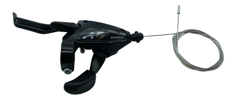 New 1 pairs Shimano ST-EF500 3x7 Speed MTB Bike Brake Levers Set Shifter 22.2mm - Image 3 of 4