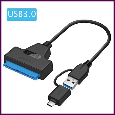 SATA to USB 3.0 / 2.0 Cable for 2.5 Inch External HDD SSD Hard Drive SATA 3 22 P