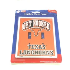 Switch Plate Covers Football Teams Light Texas Longhorns Themed Collegiate