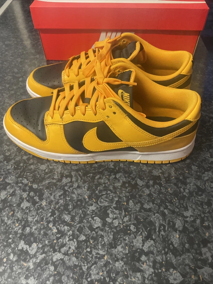 Nike Dunk Low Goldenrod 2021 - Size UK 10 - Brand New, photo 2 of 5