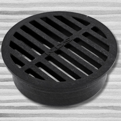 NDS 11, 4 in. Round Grate Cover Connects to 4 Inch Drain Pipes & Fittings