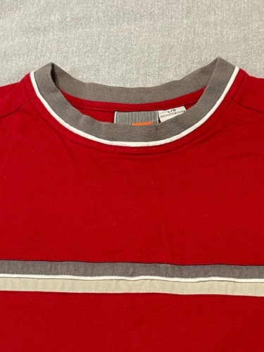 QUIKSILVER short sleeve MEN'S SHIRT - RED - Size L - LARGE - Quicksilver Surf Co - Picture 6 of 17