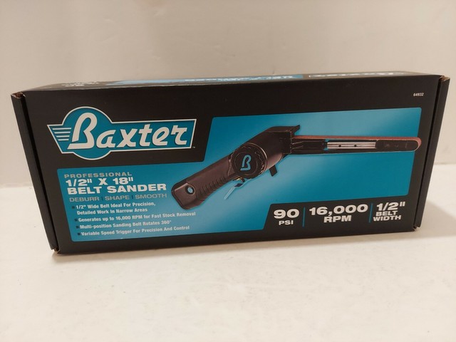 1 2 in x 18 in professional belt air sander