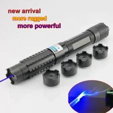 Halberd-Head Blue Laser Pointer Pack Teaching-aid Laser Pen Torch Flashlight