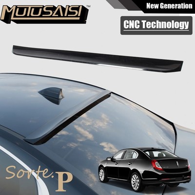 Fits Lincoln MKS 13-16 Sedan Rear Roof Spoiler Wing Lower Kick Ducktail Style