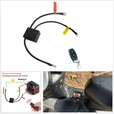 Wireless Remote Control Motorcycle Battery Disconnect Cut Off Master Switch 12V
