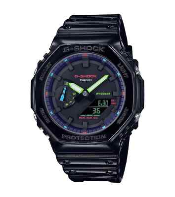 CASIO G-SHOCK. GA-2100RGB-1AER Virtual Rainbow Series Neu in OVP