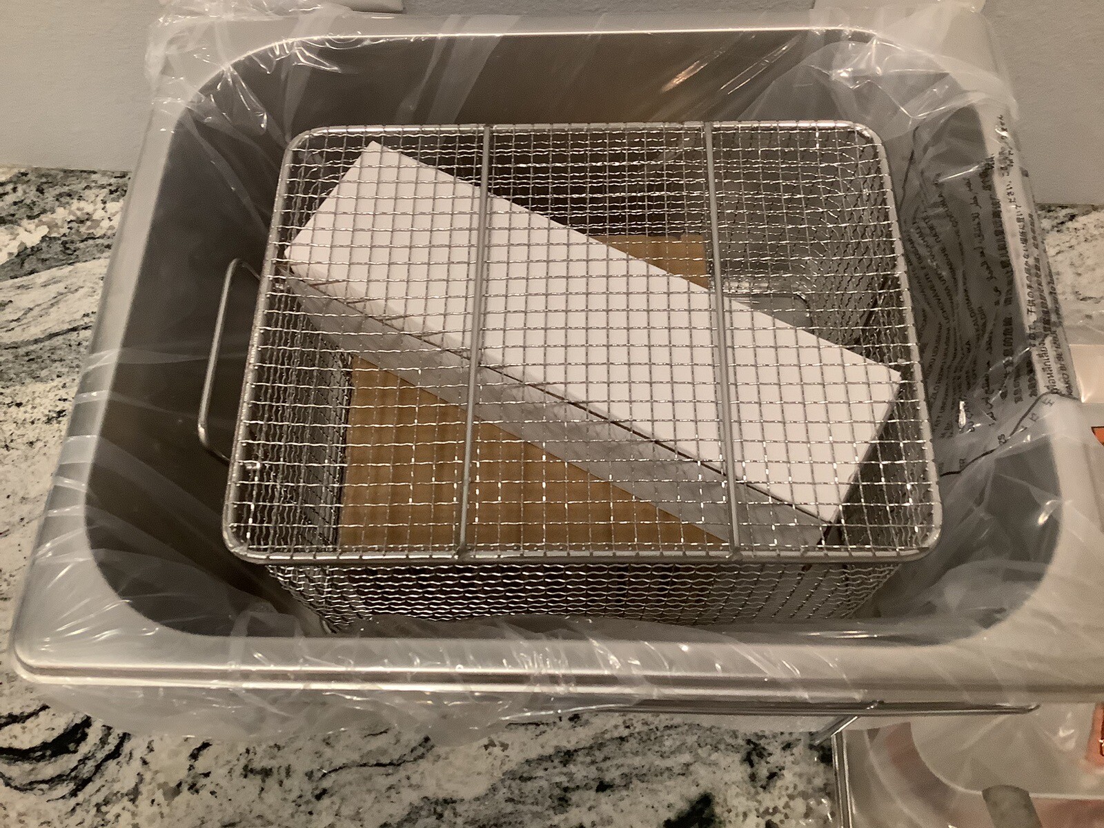 BLACKSTONE Fry Basket Accessory Deep Fryer Mesh Basket w Lid New No