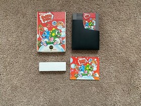 Bubble Bobble (Nintendo NES, 1988) COMPLETE CIB, TESTED, Free Shipping