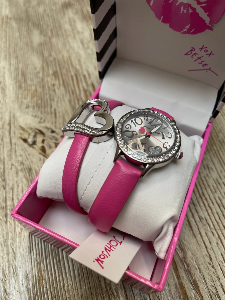 Betsey johnson heart watch new arrivals