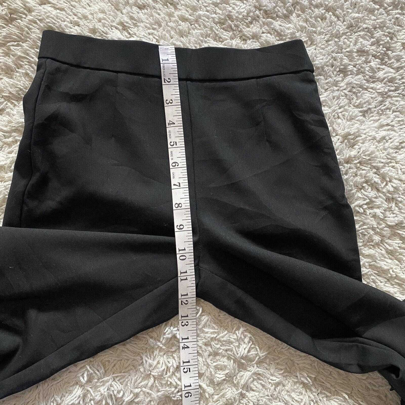 Zara women pants size small black - image 5