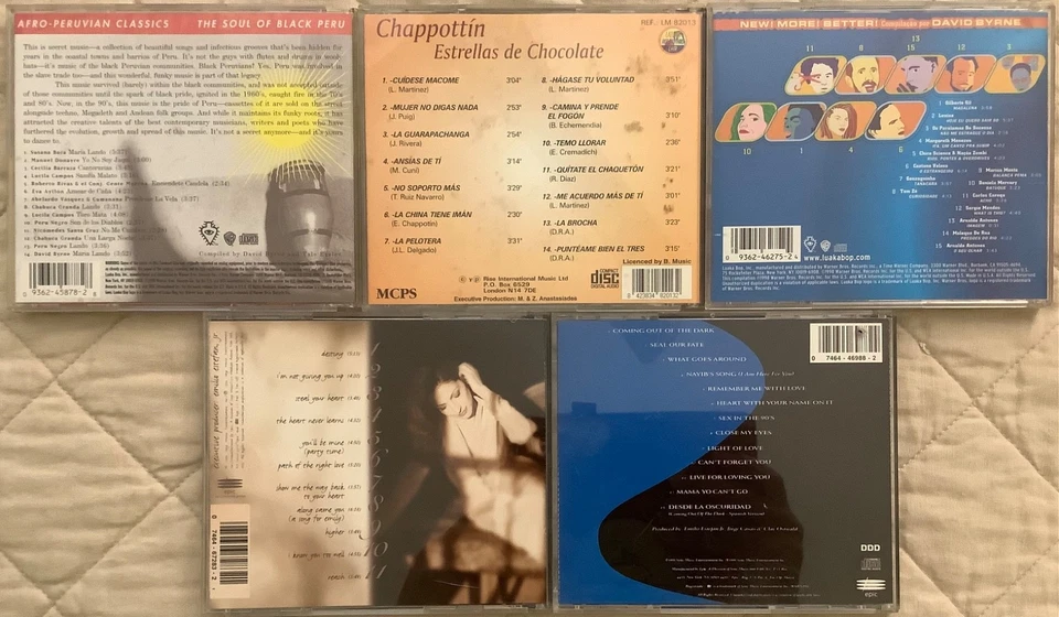 5 CD LOT CHAPPOTTIN ESTRELLAS DE CHOCOLATE GLORIA ESTEFAN GILBERTO GIL CUBAN - Image 2 of 4