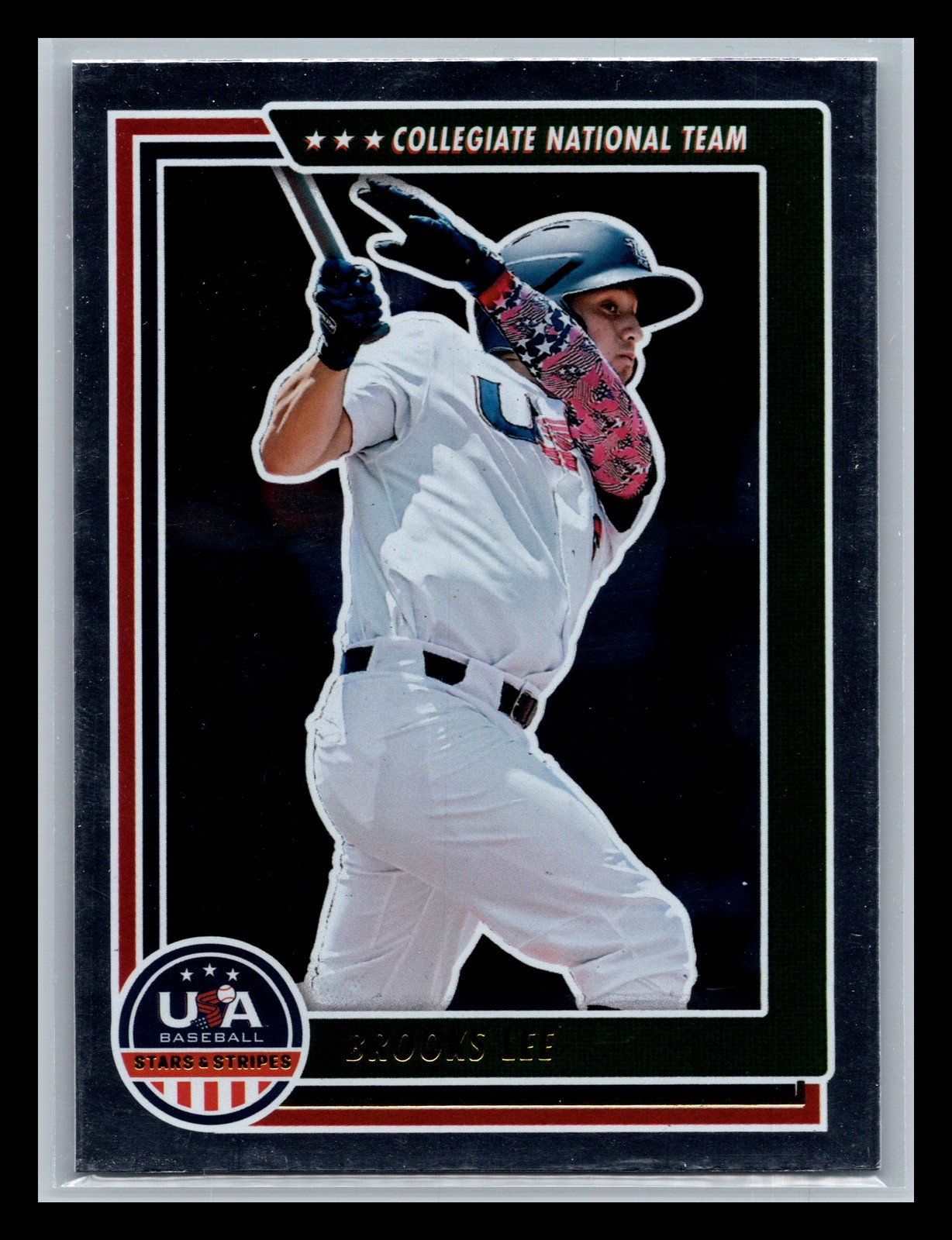 Brooks Lee #17 Panini 2022 Panini Stars & Stripes USA Baseball Longevity