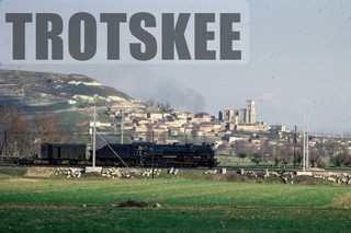 35mm Slide RENFE Spanish Railways Steam Loco 141F 2292 1968 Orig