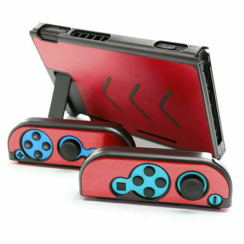 Funda Rígida Antiarañazos PC Aluminio Metal Carcasa Protectora Para Nintendo Switch Foto 2 de 4