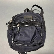 JEEP Black Safety Harness Mini Backpack Toddler Kids Detachable Anti-Lost Child