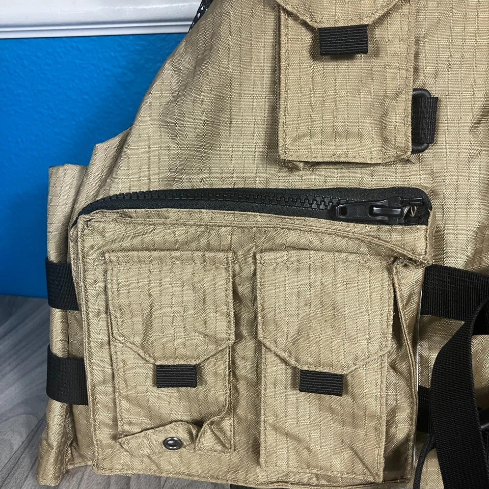 Extrasport Type 3 PFD Life Jacket Flotation Aid Adult Medium/Large Beige - Image 4 of 4