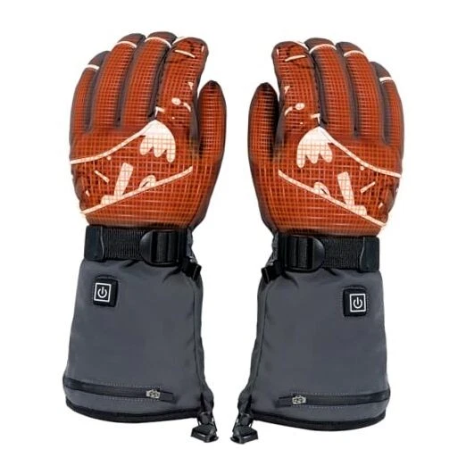 Heated Gloves for Men Women, Rechargeable Heated Gloves, Large Gloves W13