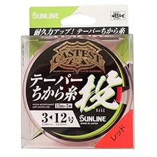 Sun Sunline (Sunline) Line kyasutesuto Tapered Force Yarn Throw 75 m Red # 3 –