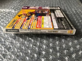 Marvel Super Heroes vs Street Fighter Sega Saturn Japan Import NTSC-J Sealed