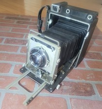 Graflex Crown Graphic Schneider Krenznach Xenar 1:4.7/150 W/Film Holder Book.