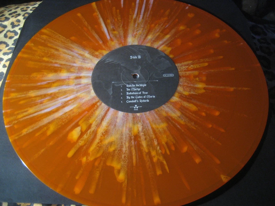 BLIND GUARDIAN battalions ORANGE VINYL LP 2018 PRESS helloween running wild - Image 2 of 3