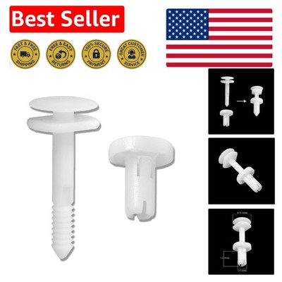 GM 20 Pcs Door Panel Clips   Lightweight Nylon with Round Head Style