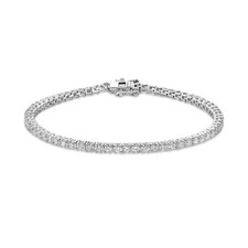 925 Sterling Silver 7.25" Tennis Bracelet with 4 Carat Lab Grown Diamond Jewelry