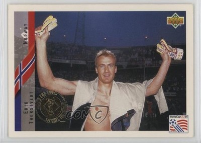 1994 Upper Deck World Cup Heroes and All-Stars Erik Thorstvedt #38 0uf1
