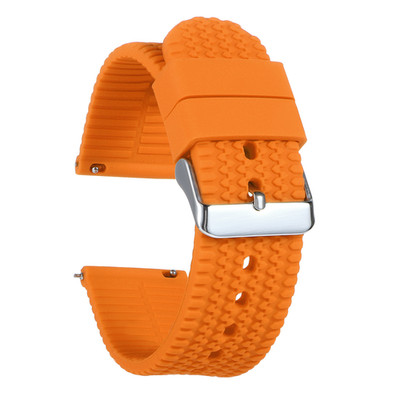 Silikon Uhrenarmband 18 20 22 24 mm Ersatz Armbanduhr Smartwatch kompatibel Band