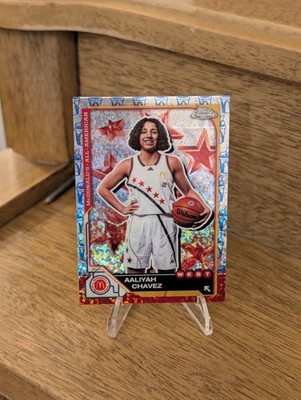 2025 Topps Chrome McDonald's AALIYAH CHAVEZ RC Rookie Mcflurry Refractor SP