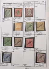 APC 5551 Malta on circuit sheets over $80 scv most MNH classics