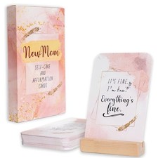 NEW New Mom Self Care  Affirmation Cards, 40ct, Perfect Gift