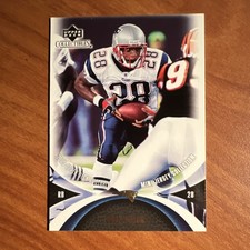 Upper Deck 2005 Mini Jersey Corey Dillon #37 New England Patriots Football Card