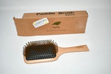 Jorplixy Wooden Hair Brush – Wet & Dry Paddle Brush with Air Cushion, Nylon Bris