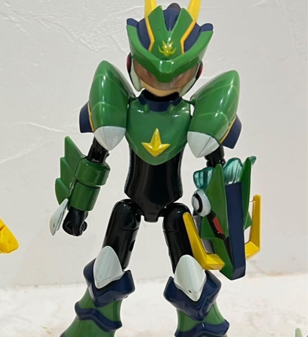 Megaman Rockman Shooting Star Force Wave Battle Figure Green