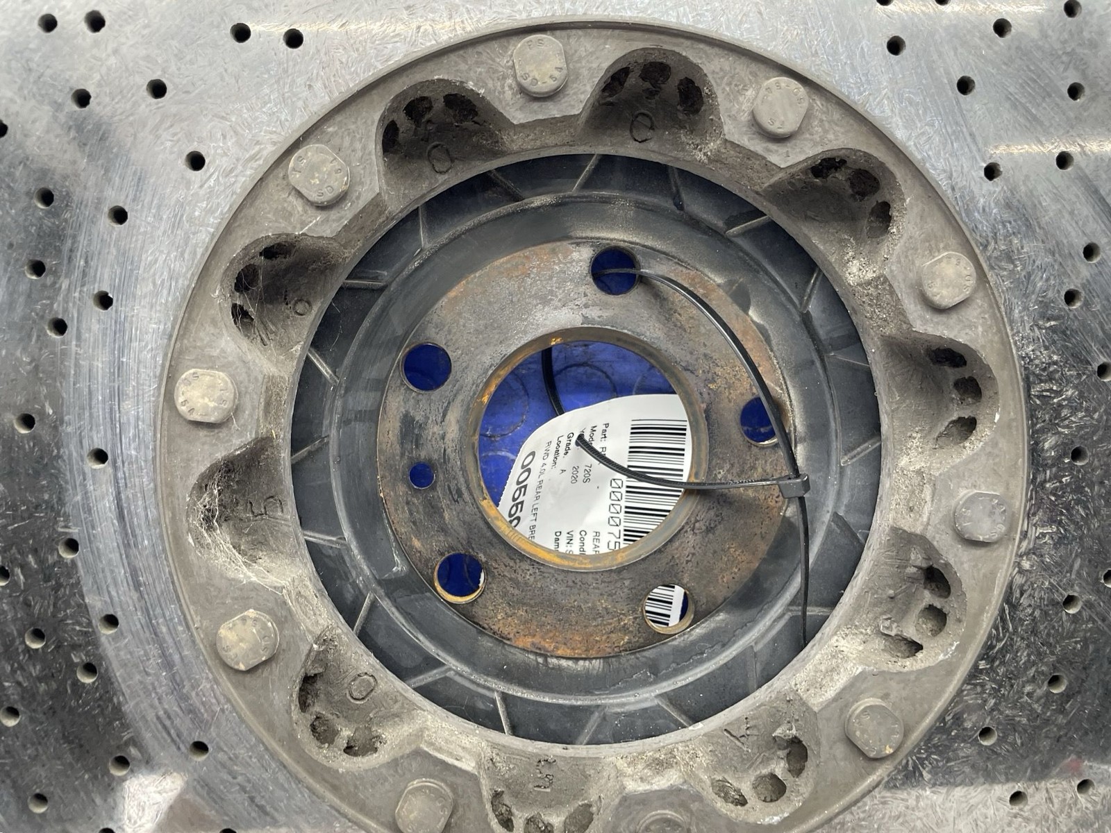 2018-2023 MCLAREN 720S OEM RWD 4.0L REAR LEFT BREMBO BRAKE ROTOR 33.99MM 5620G