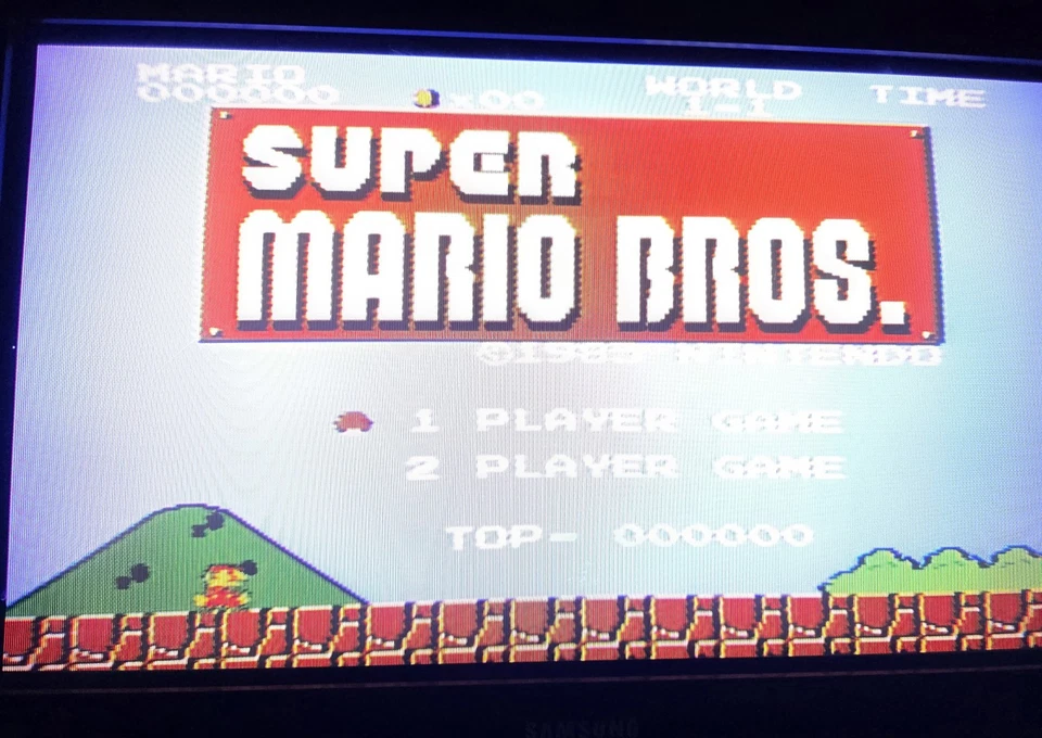 Nintendo Famicom AV Console, 2 Controllers,  7 Games. Nintendo NES. Tested. - Image 4 of 4