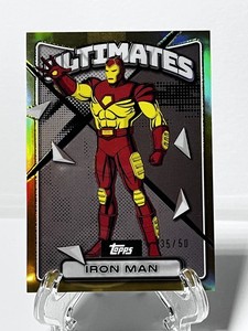 IRON MAN Ultimates #57 Gold Refractor 35/50 |2025 Topps Finest X-Men ‘97