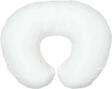 Boppy Original Nursing Pillow Liner, Bright White, Machine Washable and Wipeable