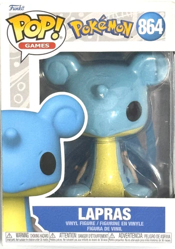 Brand New Funko Pop Lapras 864 Pokemon Vinyl Figure Free Postage