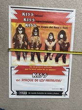 RARE KISS ATTACK OF THE PHANTOMS Rock'n Roll ORIGINAL POSTER